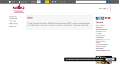 Desktop Screenshot of meosz.hu